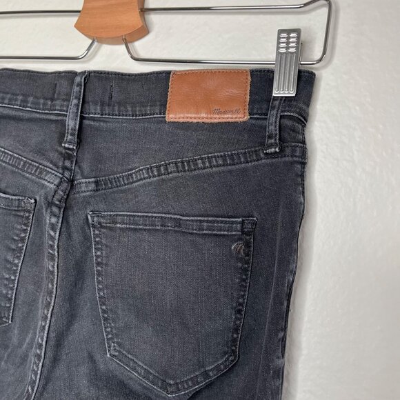 Madewell Womens Black Denim 9" High-Riser Skinny Skinny Jeans Size 26 - Picture 5 of 12